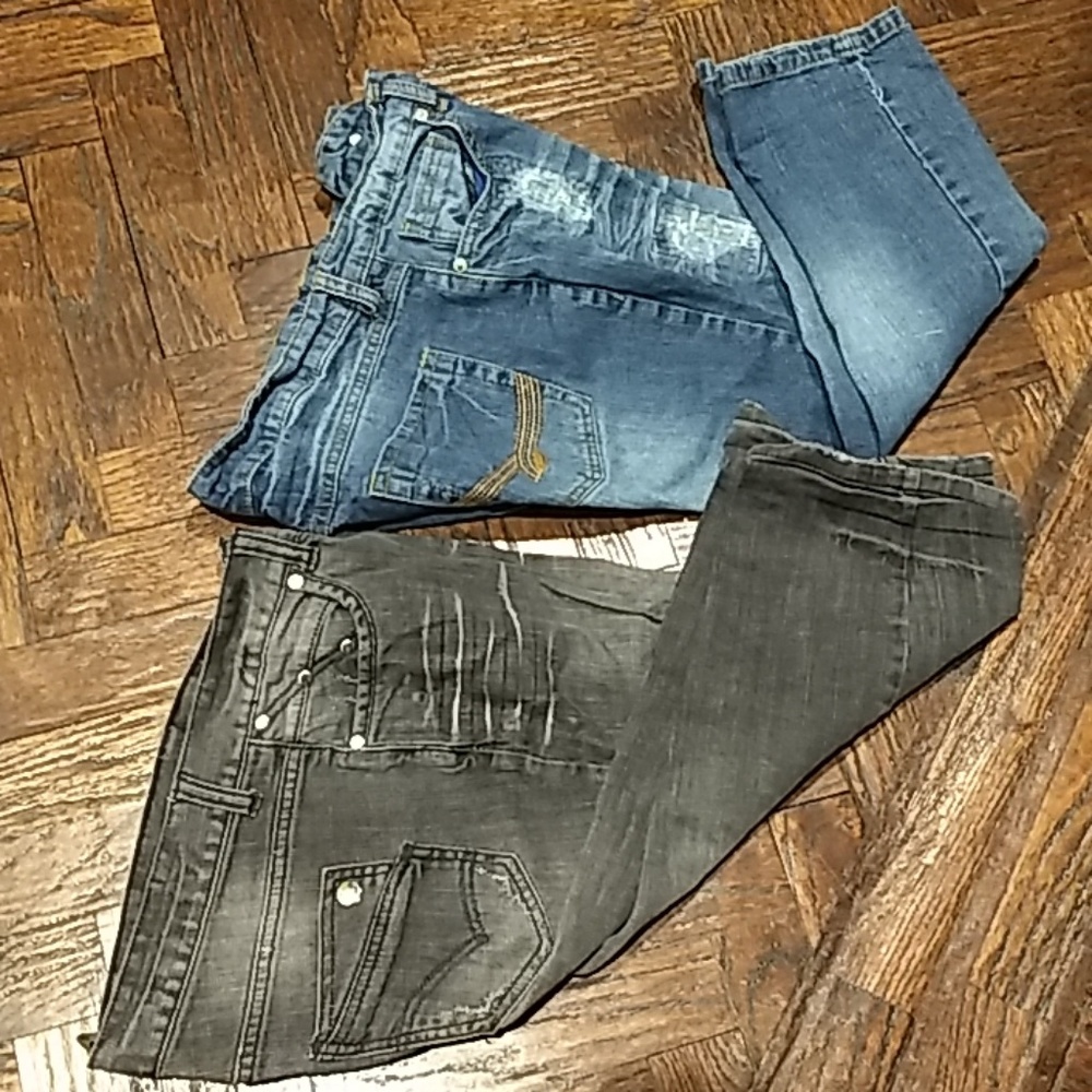 Set 2  shorts jean.  Blues society and Angel kiss